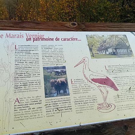 Gite Du Roy Marais-Vernier Bagian luar foto